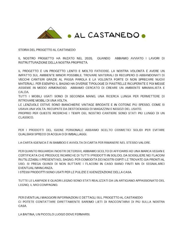 Villa Al Castanedo à Domodossola Extérieur photo